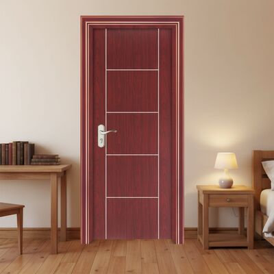 Wodoodporne i dźwiękoszczelne drzwi WPC z pustym rdzeniem i ramą w 100% z materiału WPC dla trwałych i cichych przestrzeni