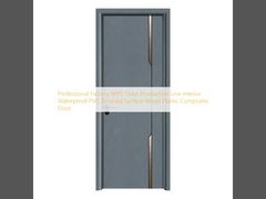 Profesjonalna Fabryka WPC Drzwi Linia Produkcyjna Wnętrze wodoodporne PVC Wykończone Powierzchnia Drzewo Plastic Composite Door