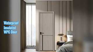 Drzwi WPC Hollow, odporne na wilgoć, izolowane cieplnie